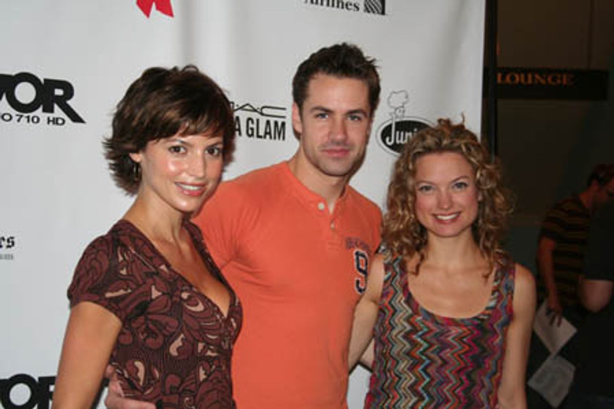  Guiding Light's Michelle Ray Smith, John Driscoll and Nicole Forester at 