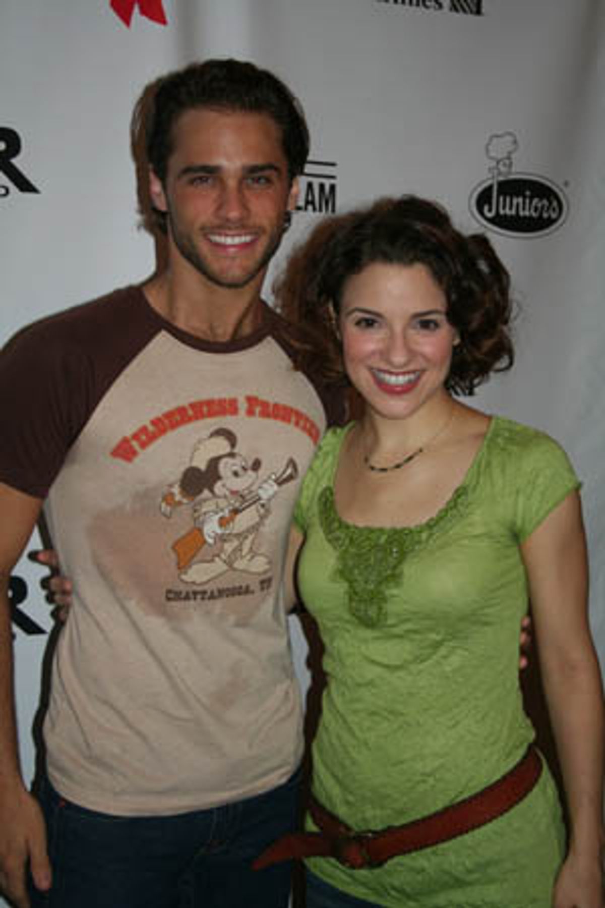 Josh Strickland and Jenn Gambatese at 