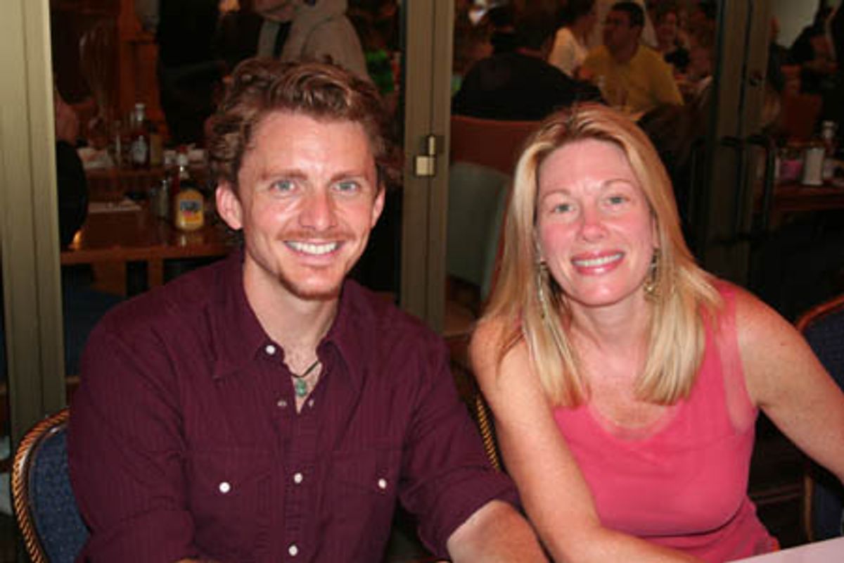 Jason Danieley (upcoming Curtains) and Marin Mazzie (upcoming Spamalot) at 