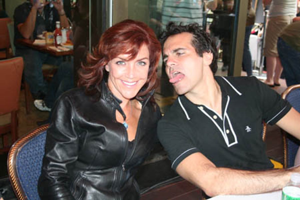 Andrea McArdle and Mario Cantone at 