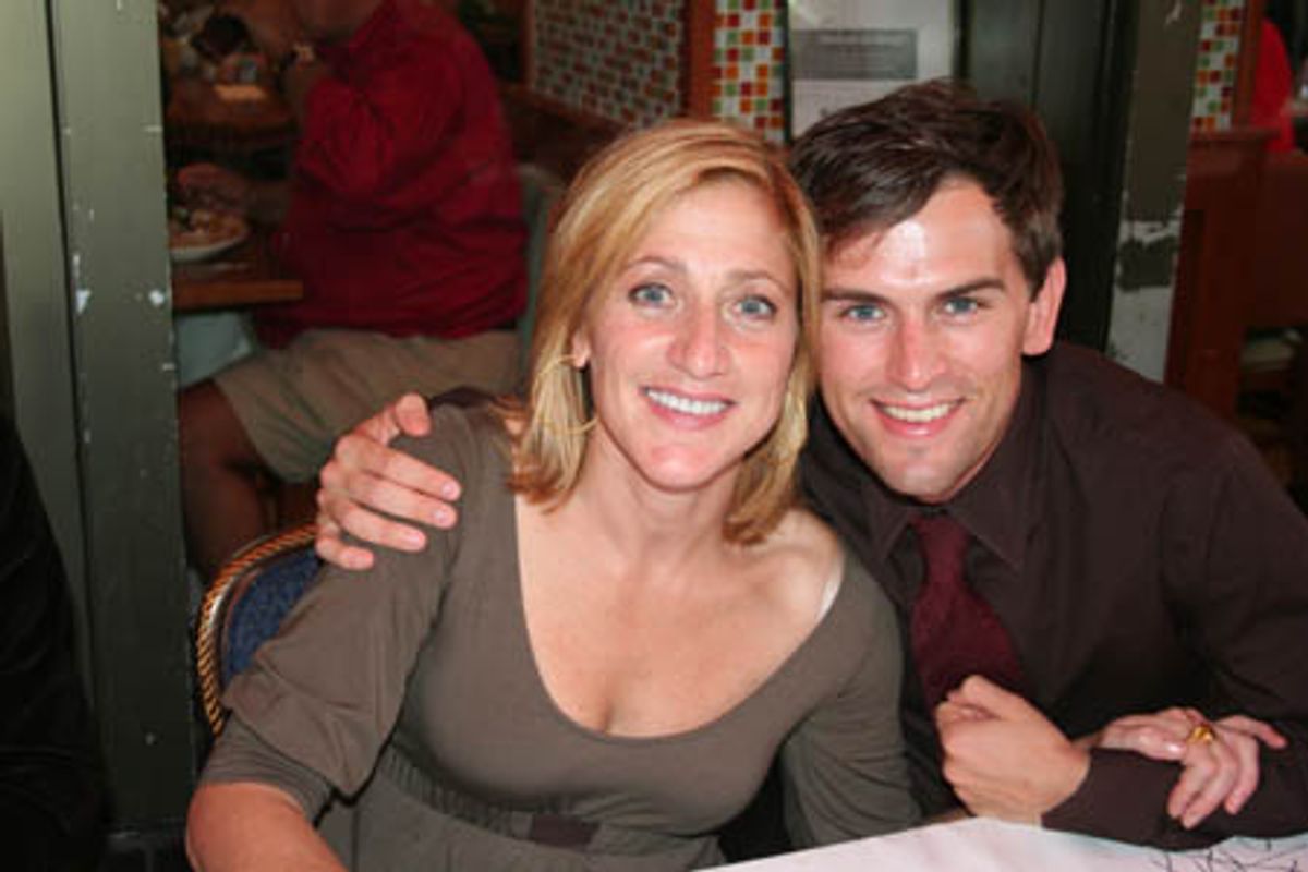 Edie Falco and Daniel Reichard at 