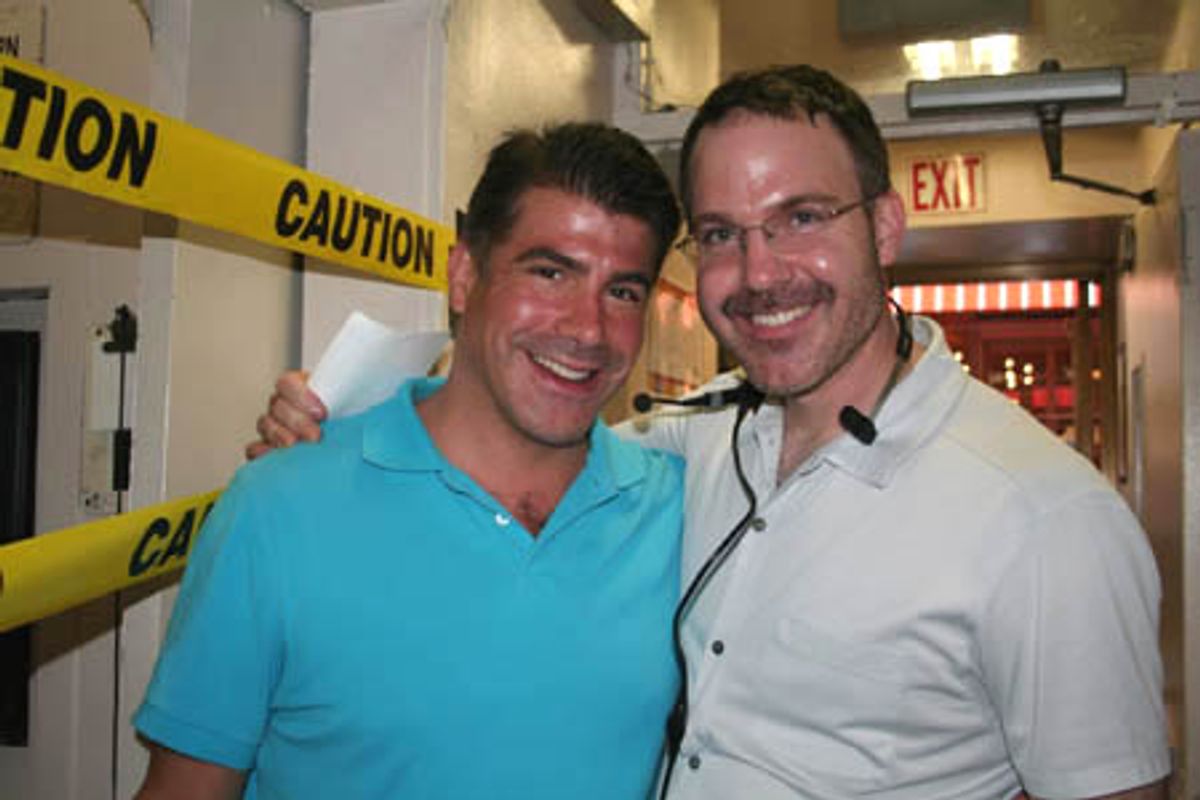 Bryan Batt (La Cage aux Folles) and Michael Graziano (BC/EFA) at 
