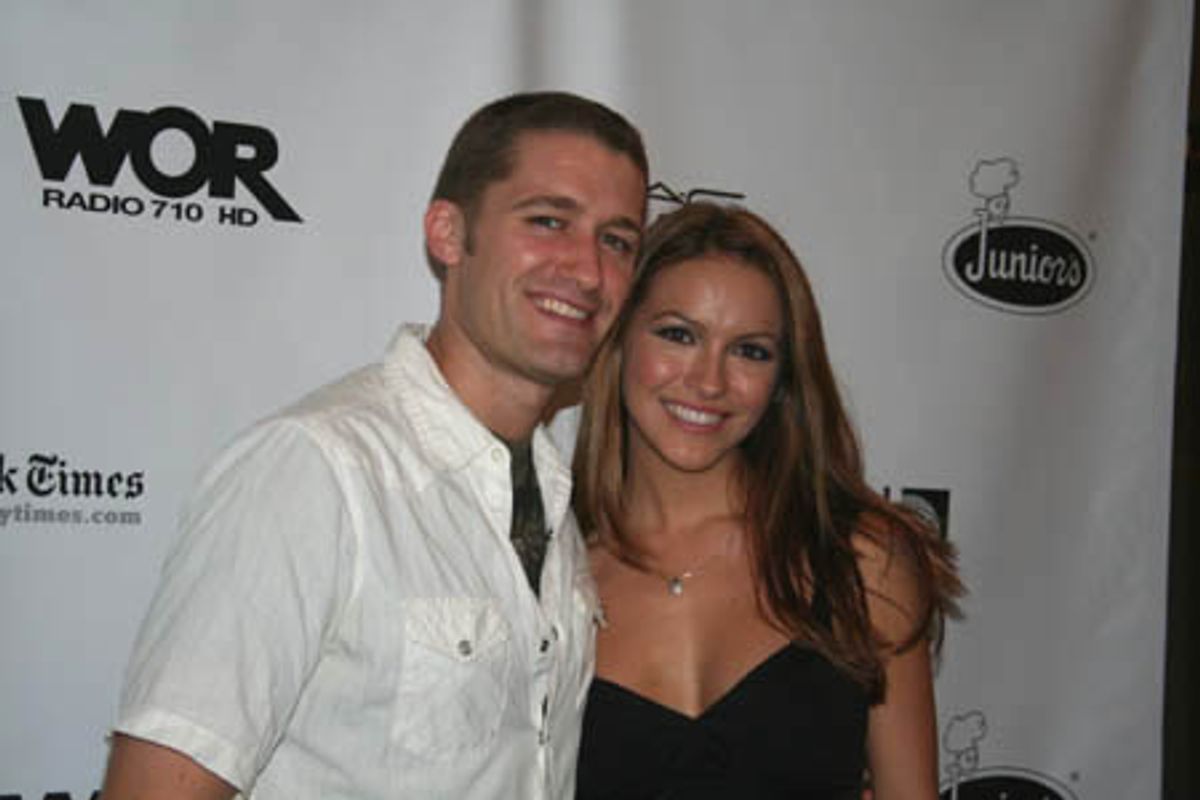 Matthew Morrison (Naked Girl on the Appian Way) and Chrishell Stause at 