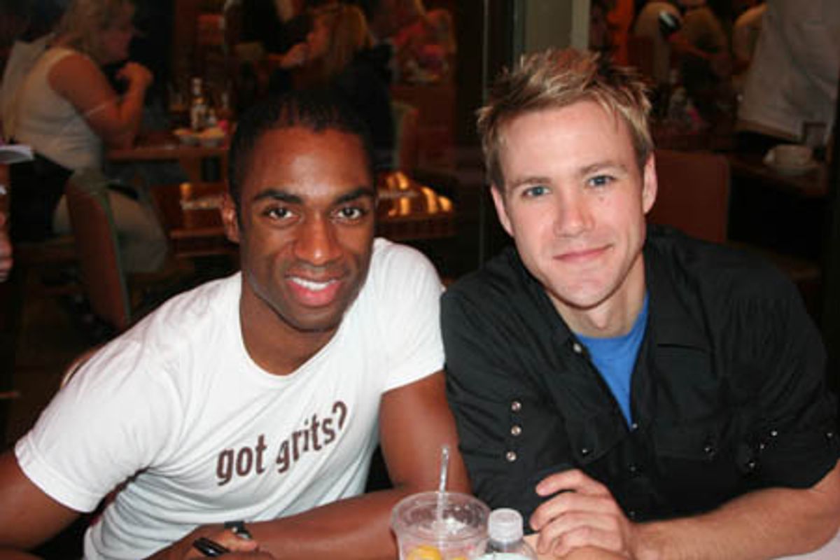 Desmond Richardson (Fosse) and Christopher J. Hanke (Rent) at 