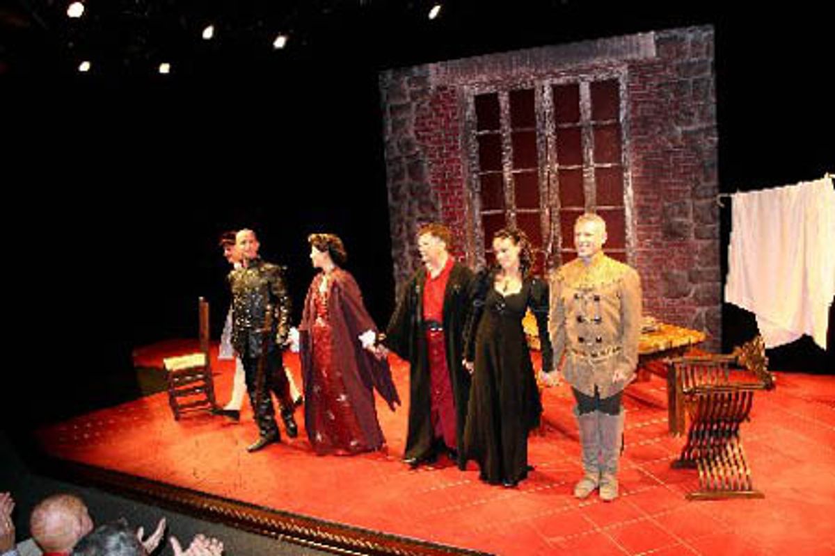 Entire cast: Chip Phillips, Jason Howard, Liza Vann, James Wetzel, Stephanie Janssen and Lex Woutas at 