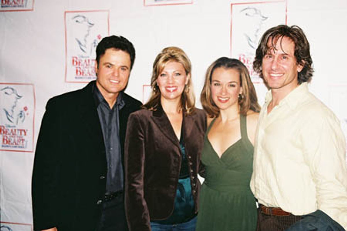 Donny Osmond, Debbie Osmond, Sarah Uriarte Berry and husband Michael Berry at 