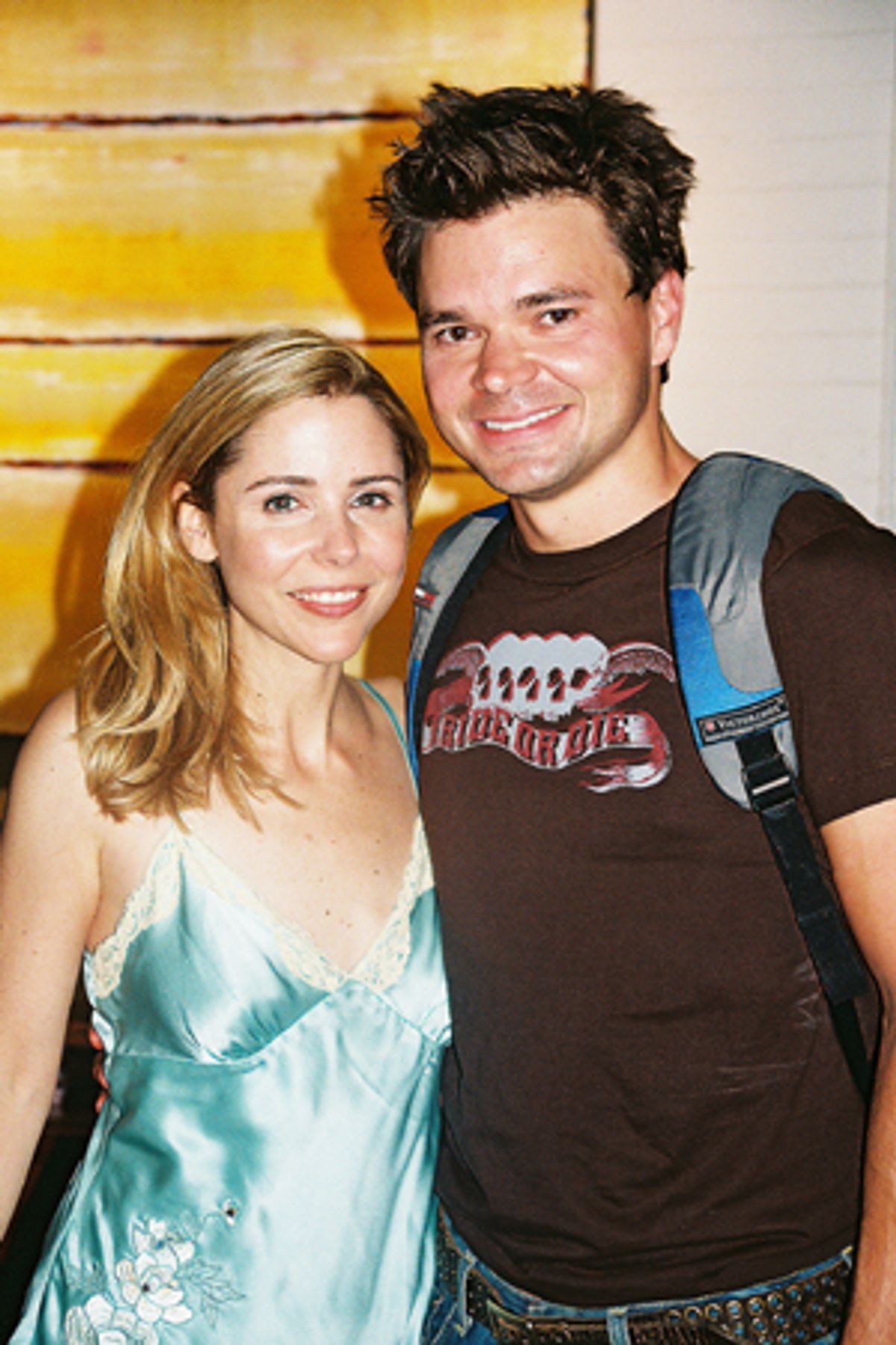Kerry Butler (Kate) and Hunter Foster (Jack) at 