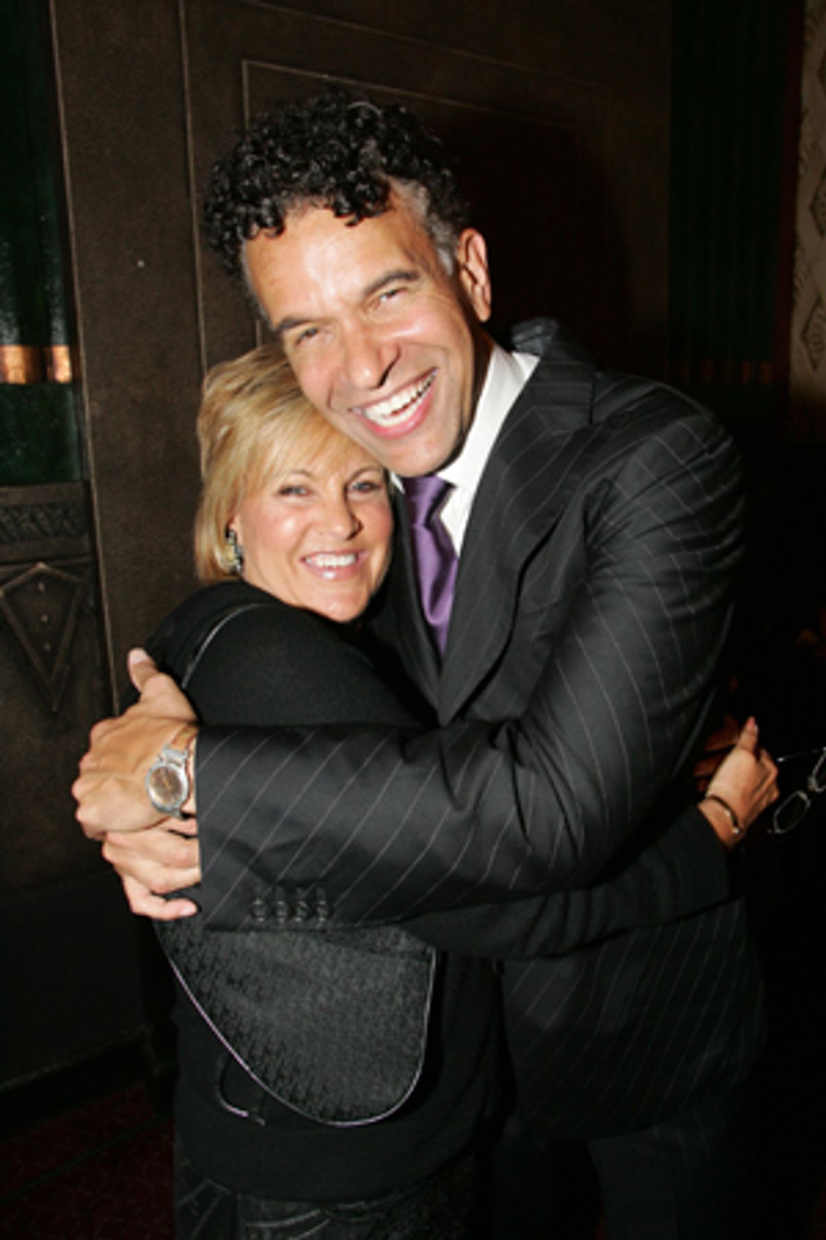 Lorna Luft and Brian Stokes Mitchell at 
