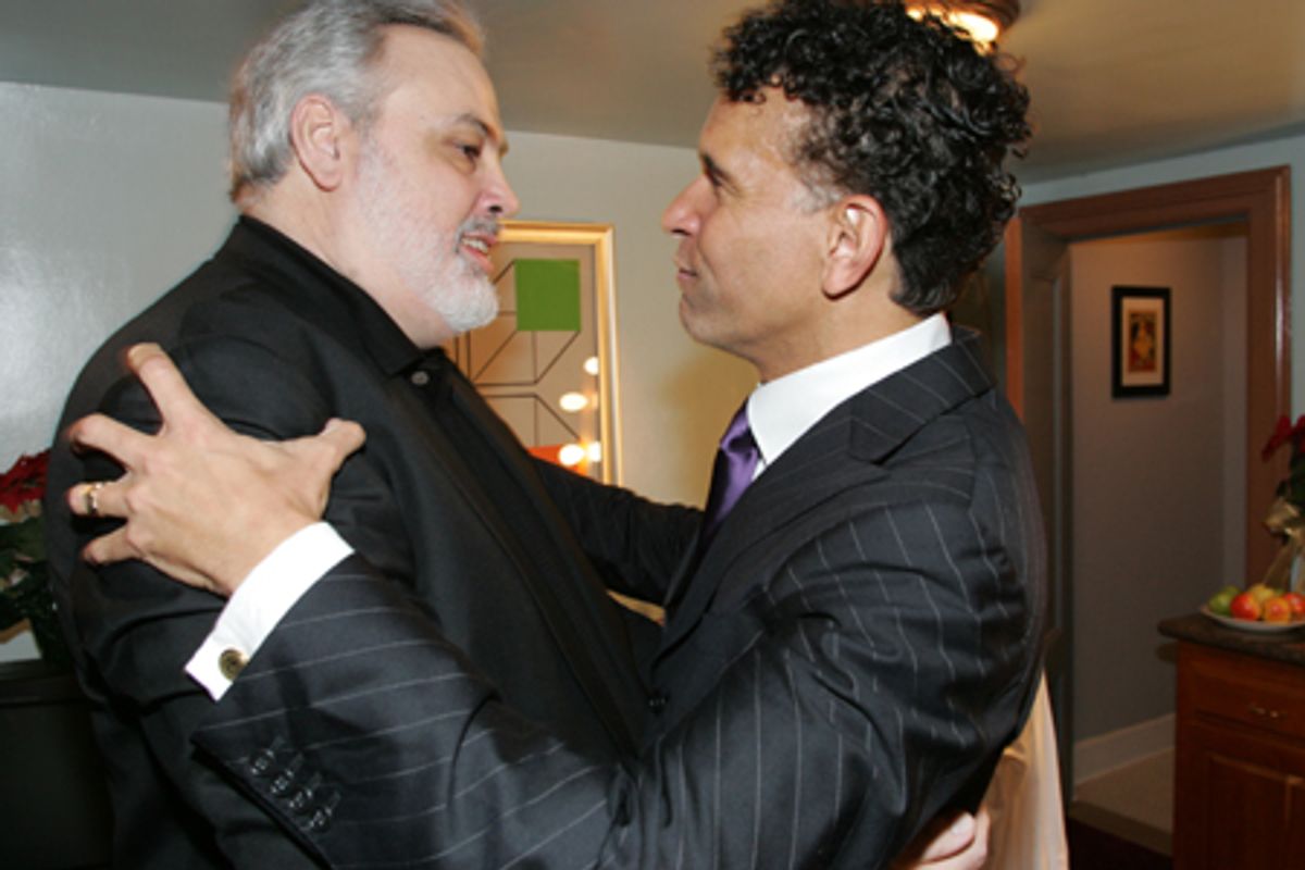 Gene Dickey and Brian Stokes Mitchell at 