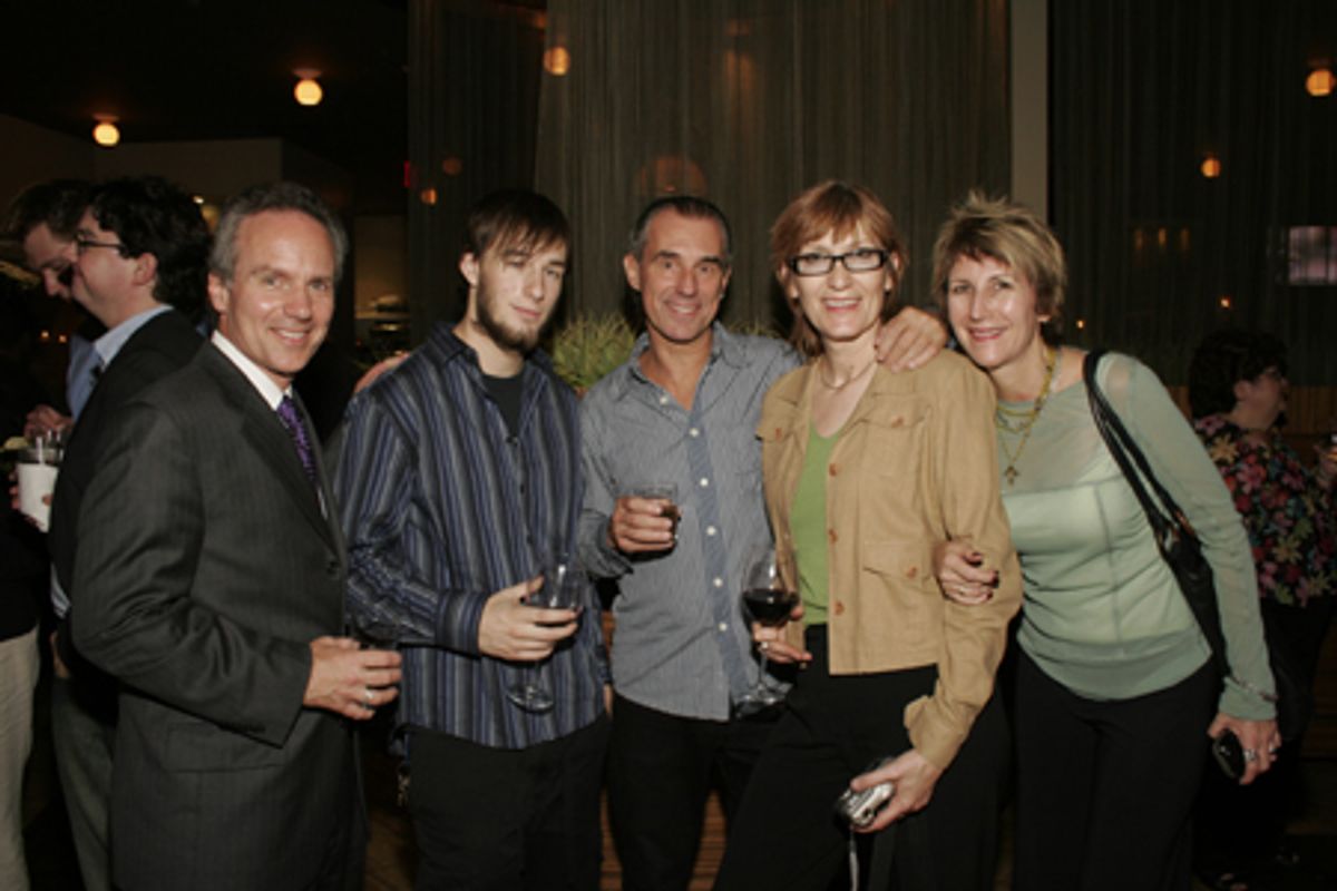 Michael Gennaro, Bob Seiss (Off-Broadway Godspell), Ula Hedwig's son, Ula Hedwig (Off-Broadway Godspell) and Bob's friend Nina at 