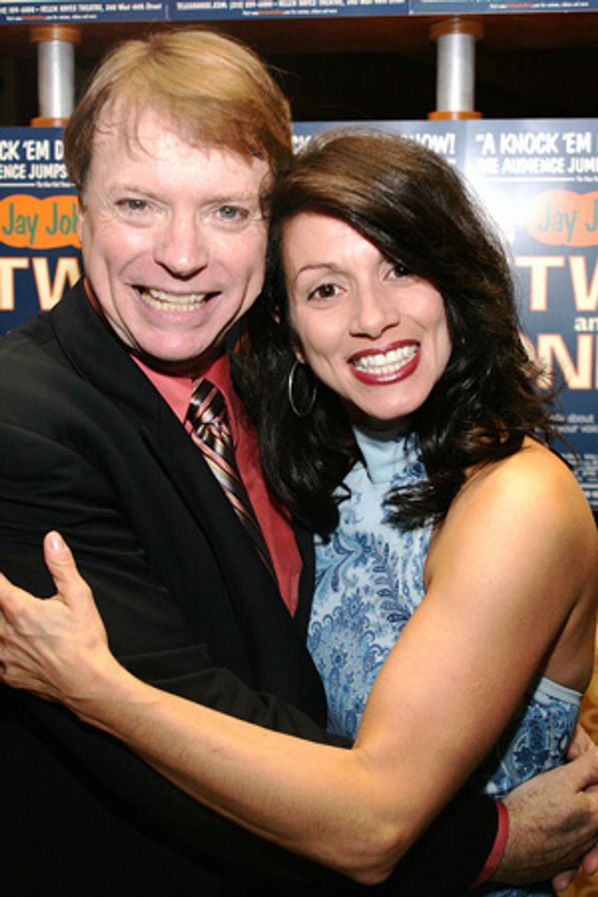 Jay Johnson and Donna Marie Asbury  at 