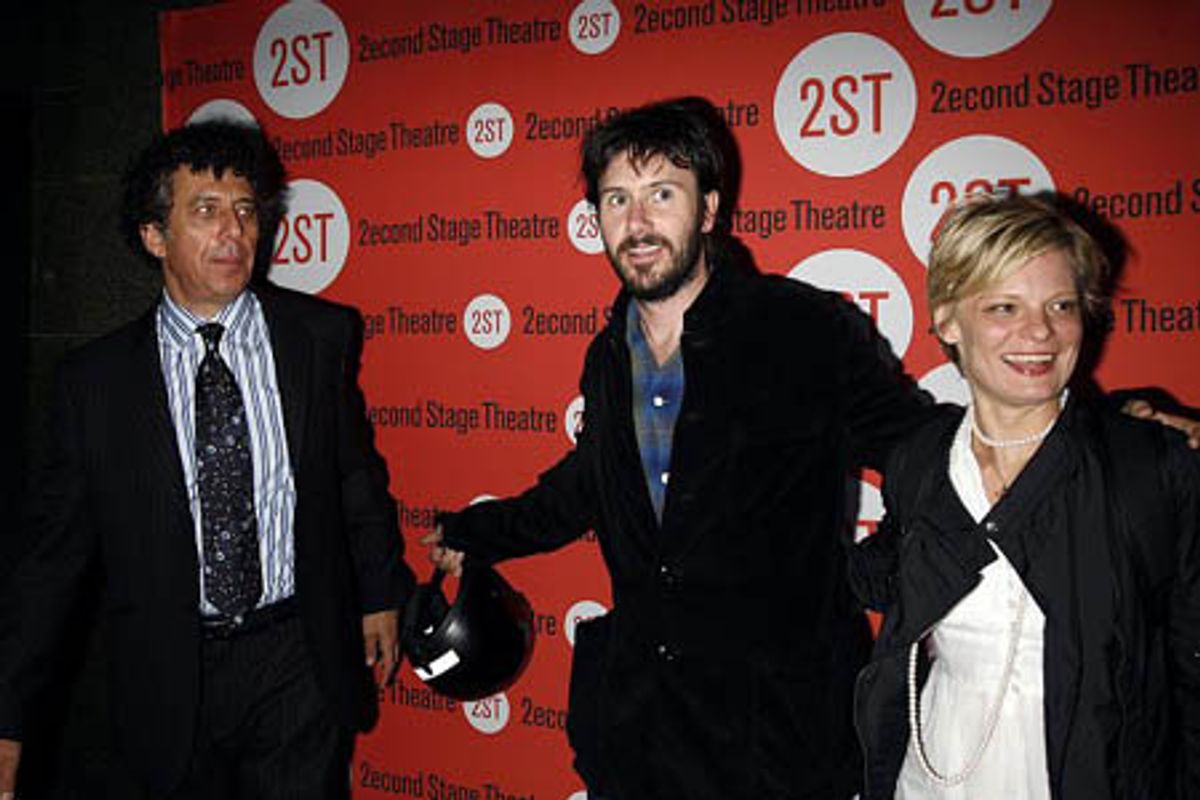 Eric Bogosian, Josh Hamilton and Martha Plimpton at 