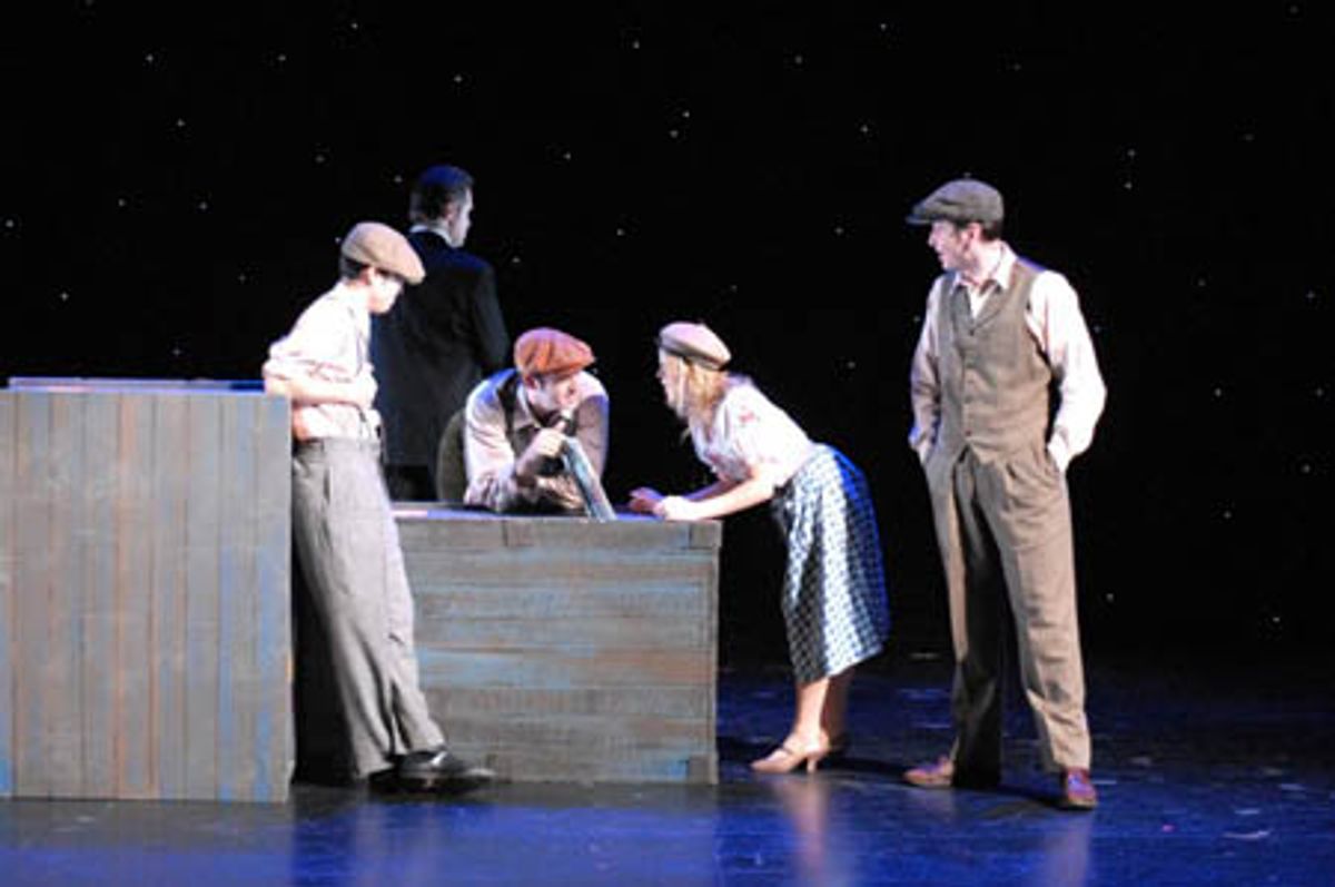 Allison Fisher, Matt Bailey, Michael Turay, and Douglas Paulson ('Ruby at the Drugstore') at 