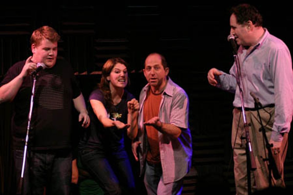 James Corden, Lisa Datz, Jason Kravitz and Richard Kind at 