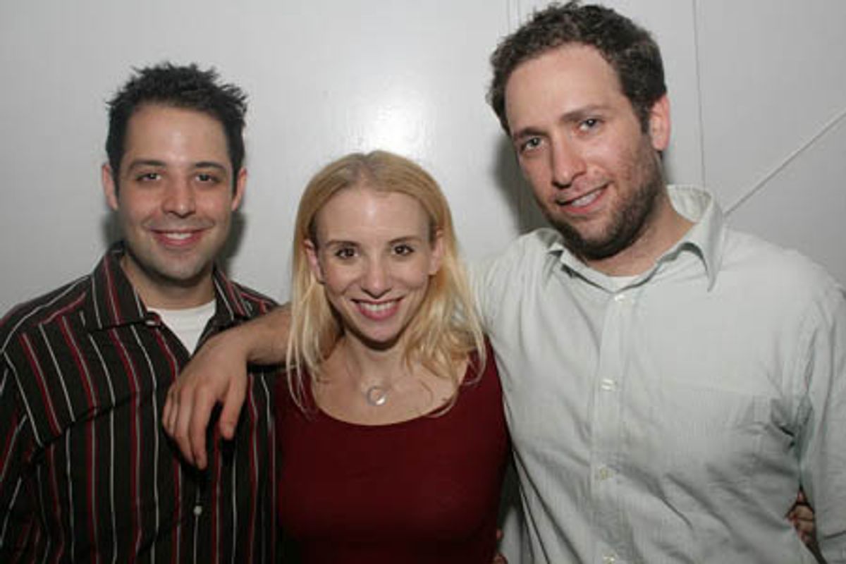 Steve Rosen, Sarah Saltzberg and David Rossmer at 