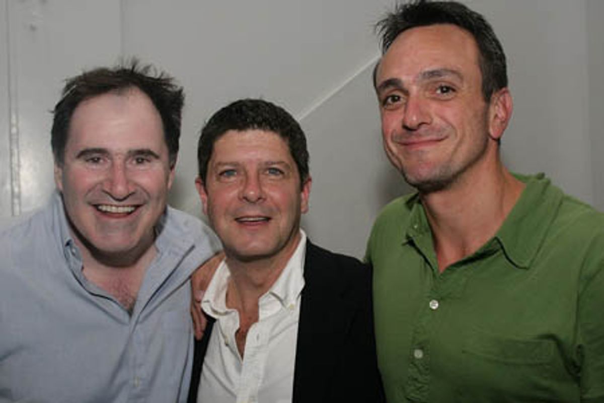 Richard Kind, Michael McGrath and Hank Azaria at 