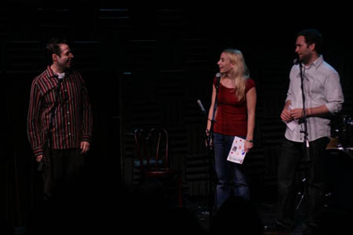 Steve Rosen, Sarah Saltzberg and David Rossmer at 