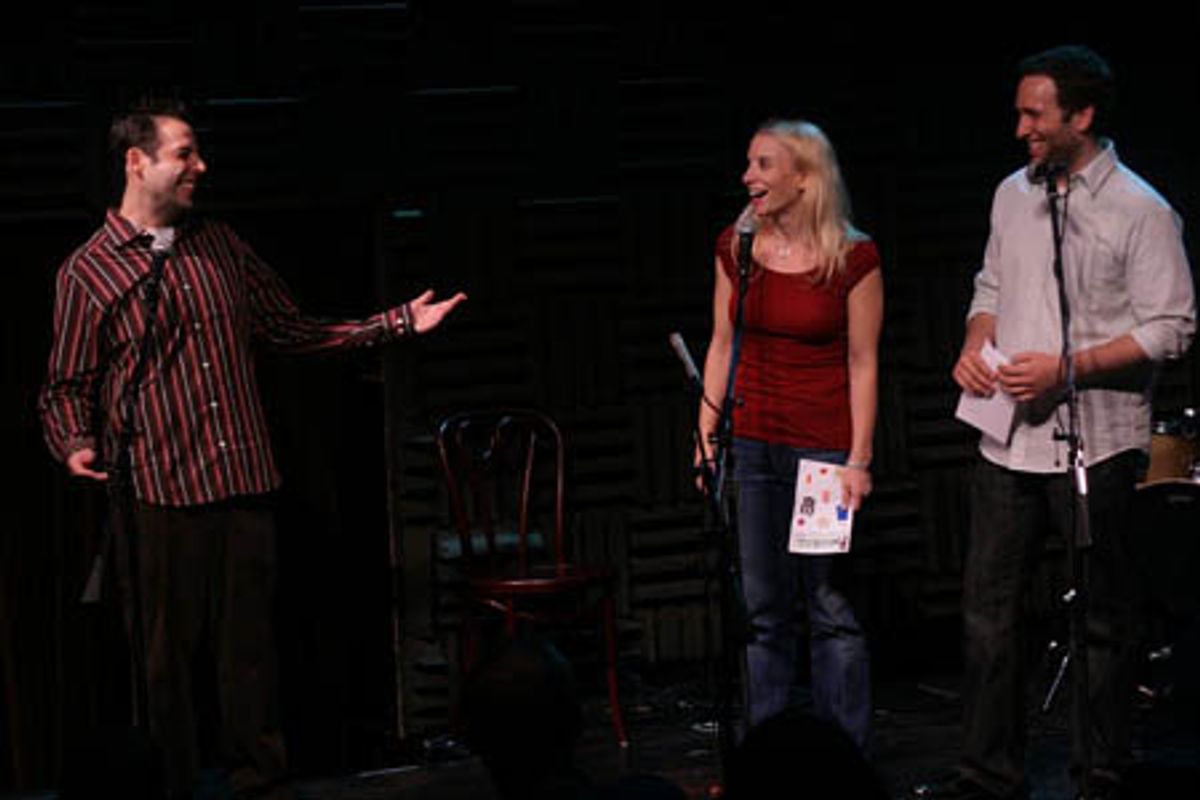 Steve Rosen, Sarah Saltzberg and David Rossmer at 