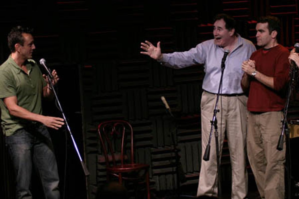 Hank Azaria, Richard Kind and Brian D'Arcy James at 