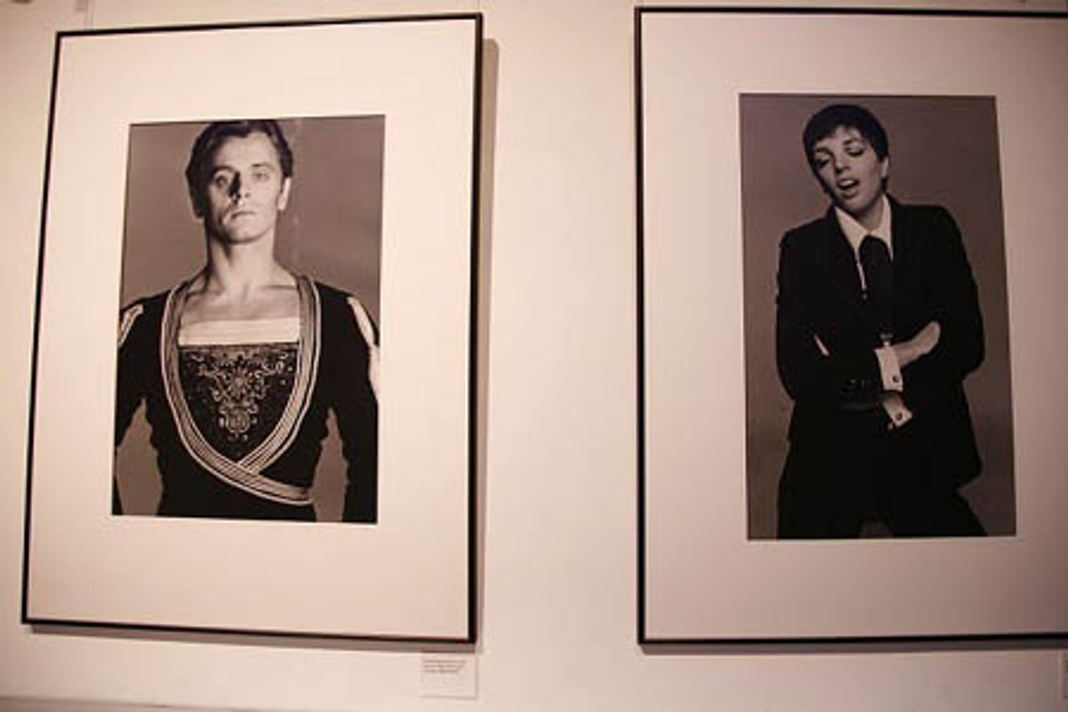 Portraits of Mikhail Baryshnikov and Liza Minnelli at 