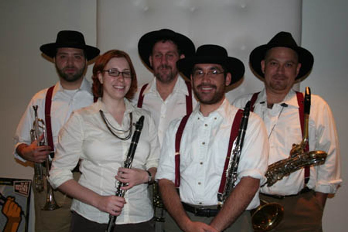 he Apple Fritters entertained the arriving guests: Amy Nichols, Santo Marciano, Brandon Travan, Jim Babock and Howard Ladd at 