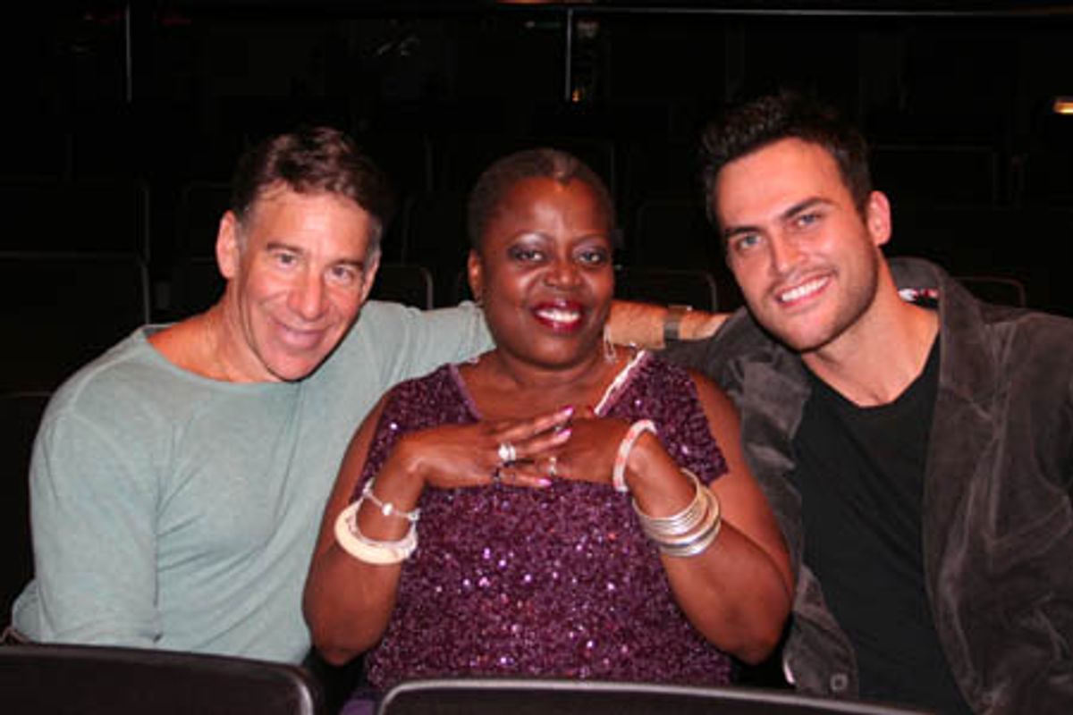 NYMF Broadway Idol Celebrity Judges Stephen Schwartz, Lillias White and Cheyenne Jackson at 