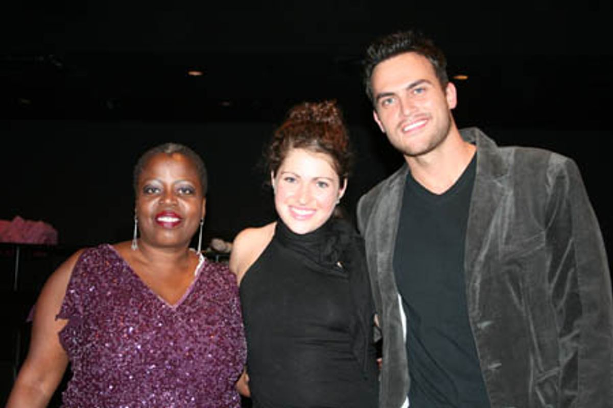 Lillias White, Jaimie Mayer and Cheyenne Jackson at 