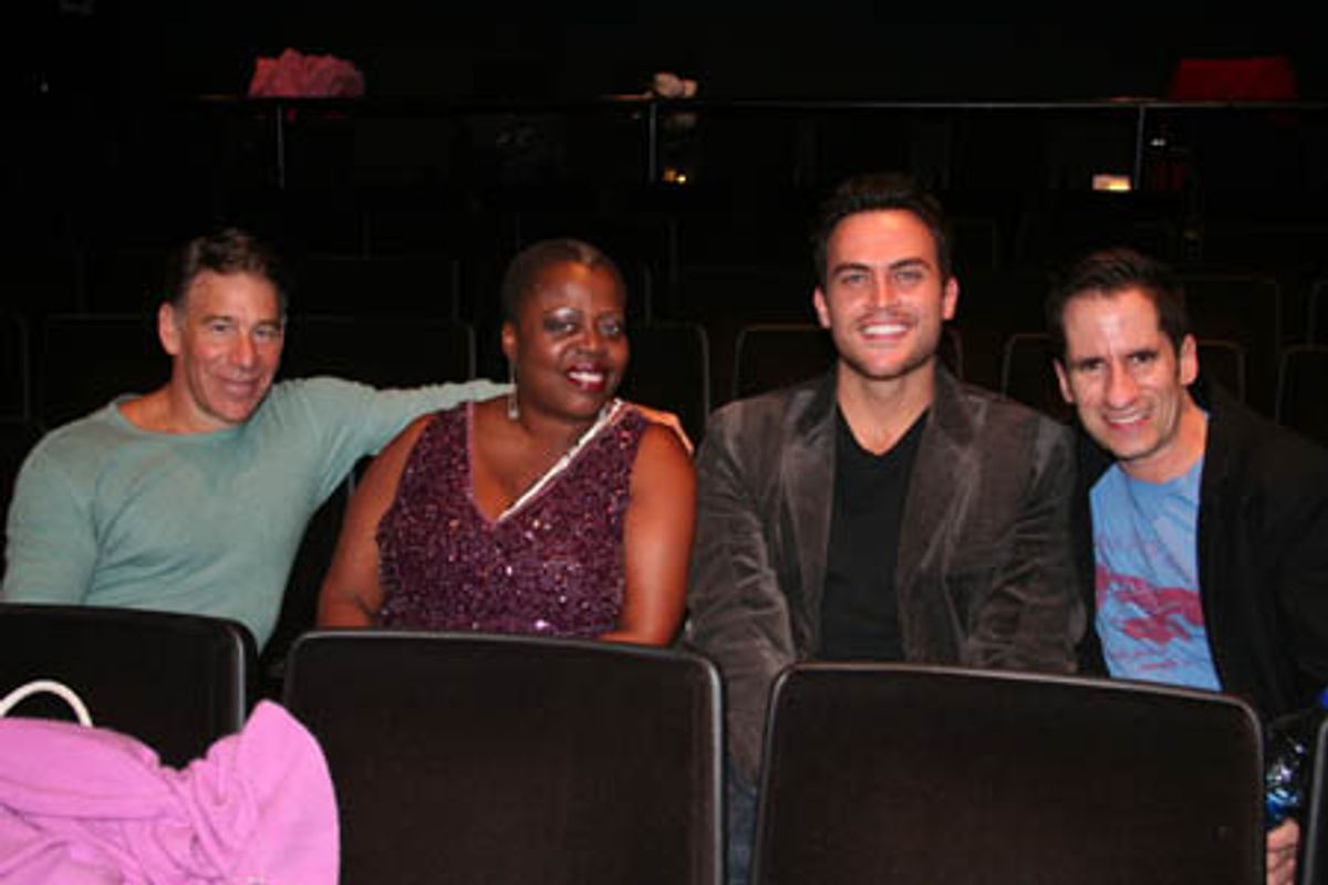 Stephen Schwartz, Lillias White and Cheyenne Jackson and NYMF Broadway Idol Host Seth Rudetsky at 