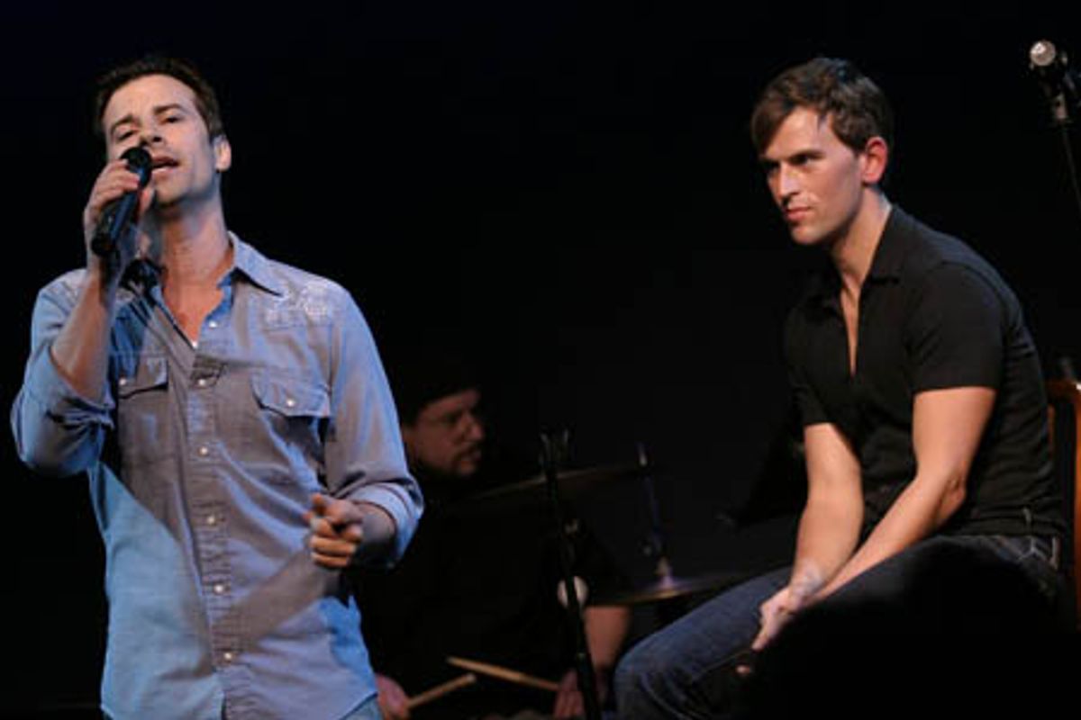 Dominic Nolfi of Jersey Boys and Daniel Reichard at 