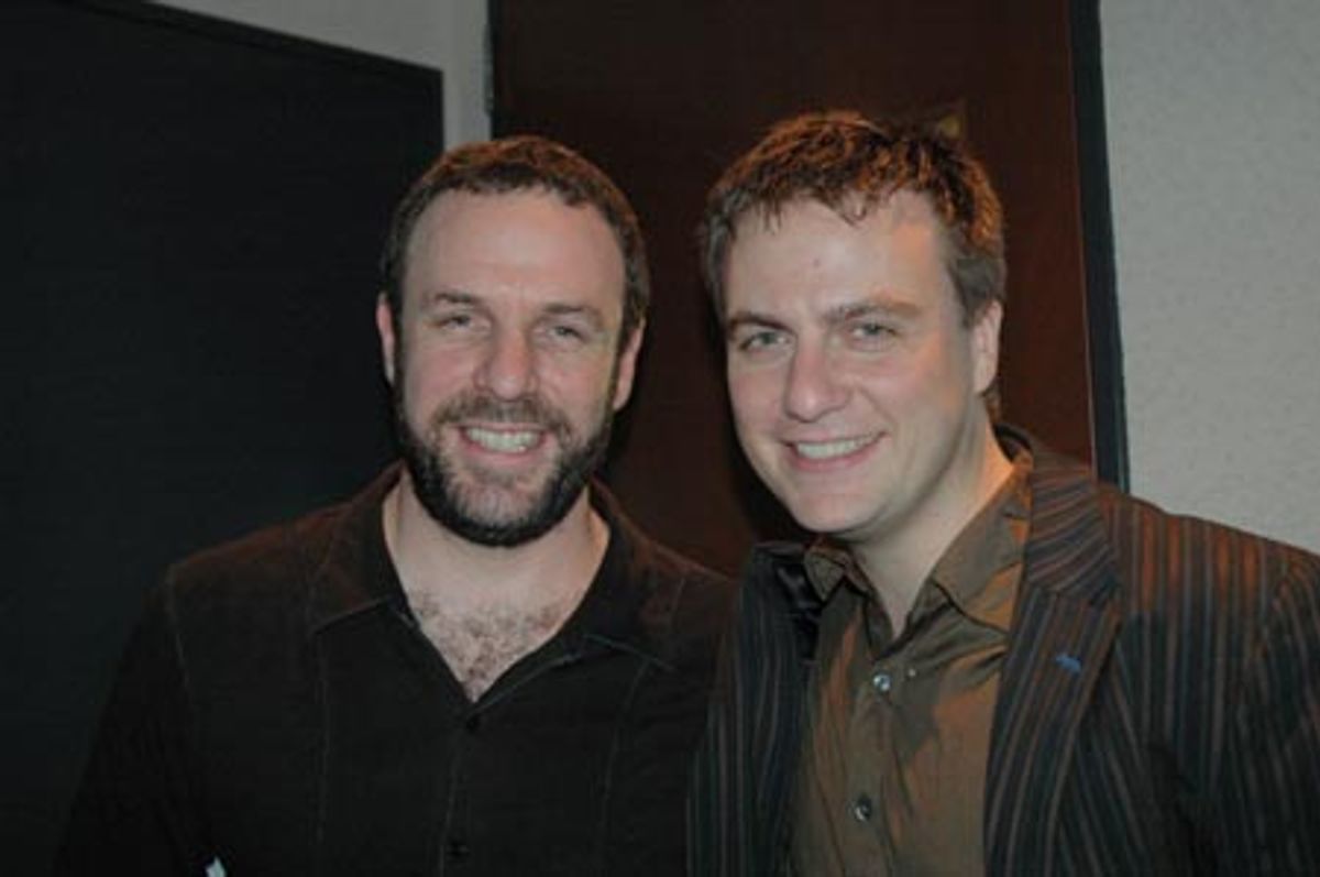 Manoel Felciano and Peter Foley at 