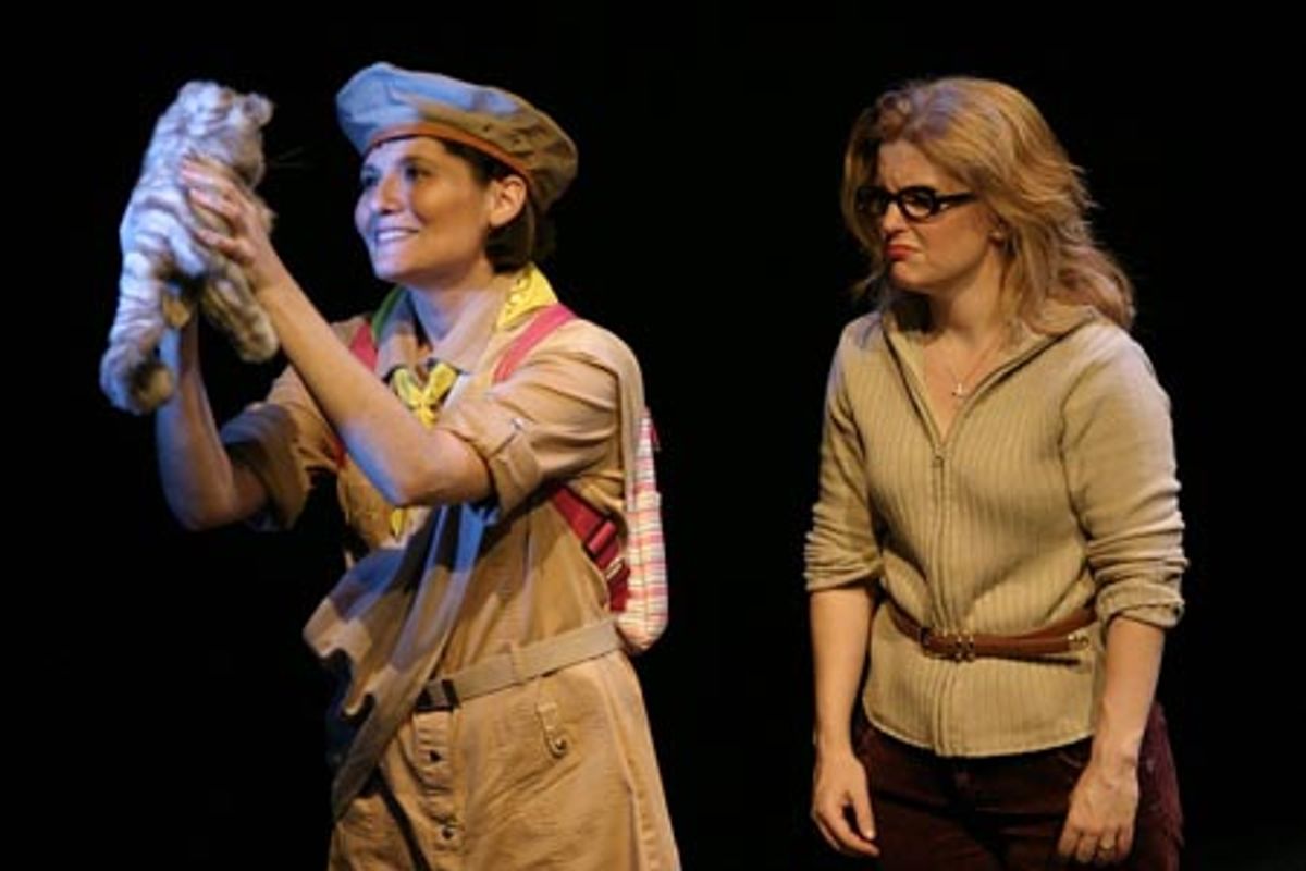 Tracey Gilbert and Laura Daniel at 