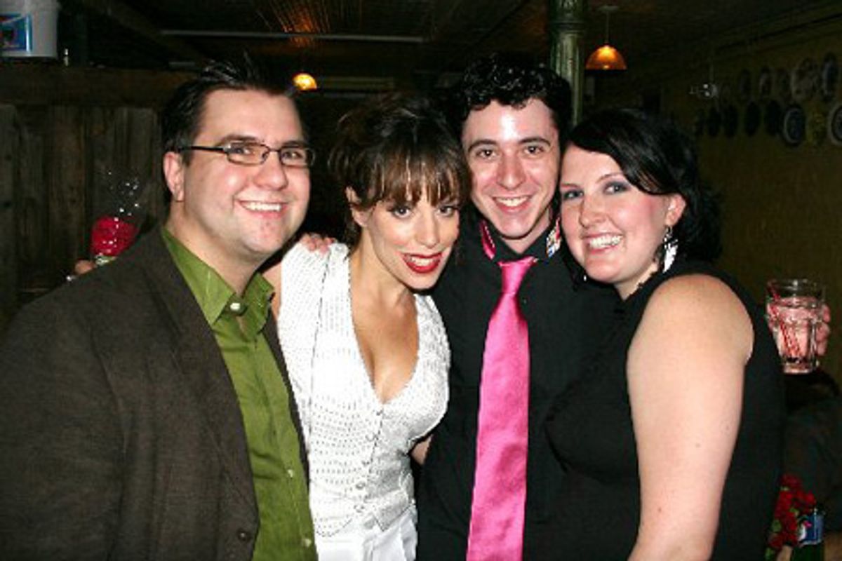 Michael Cassara, Leslie Kritzer, Aaron Mark and Natalie Joy Johnson at 