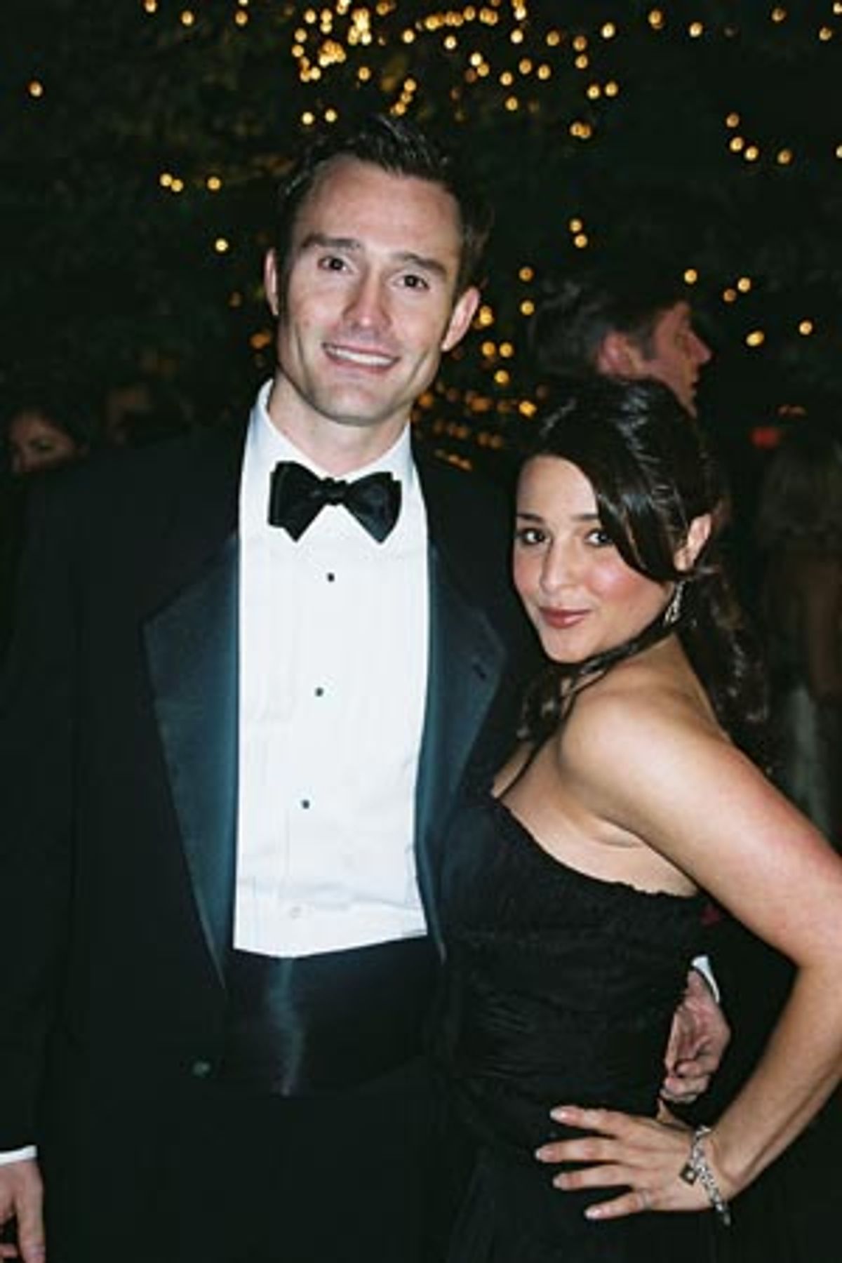 Brad Anderson (Don) and Alisan Porter at 