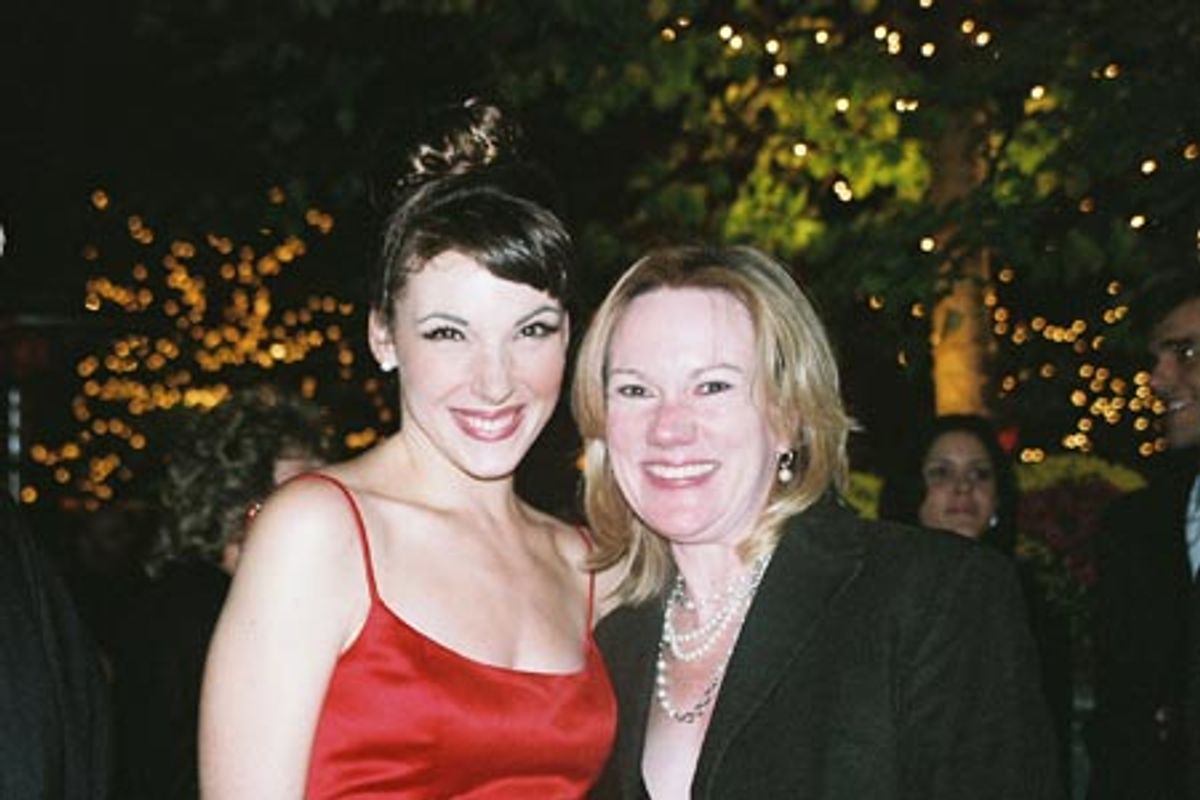 Chryssie Whitehead and Kathleen Marshall at 