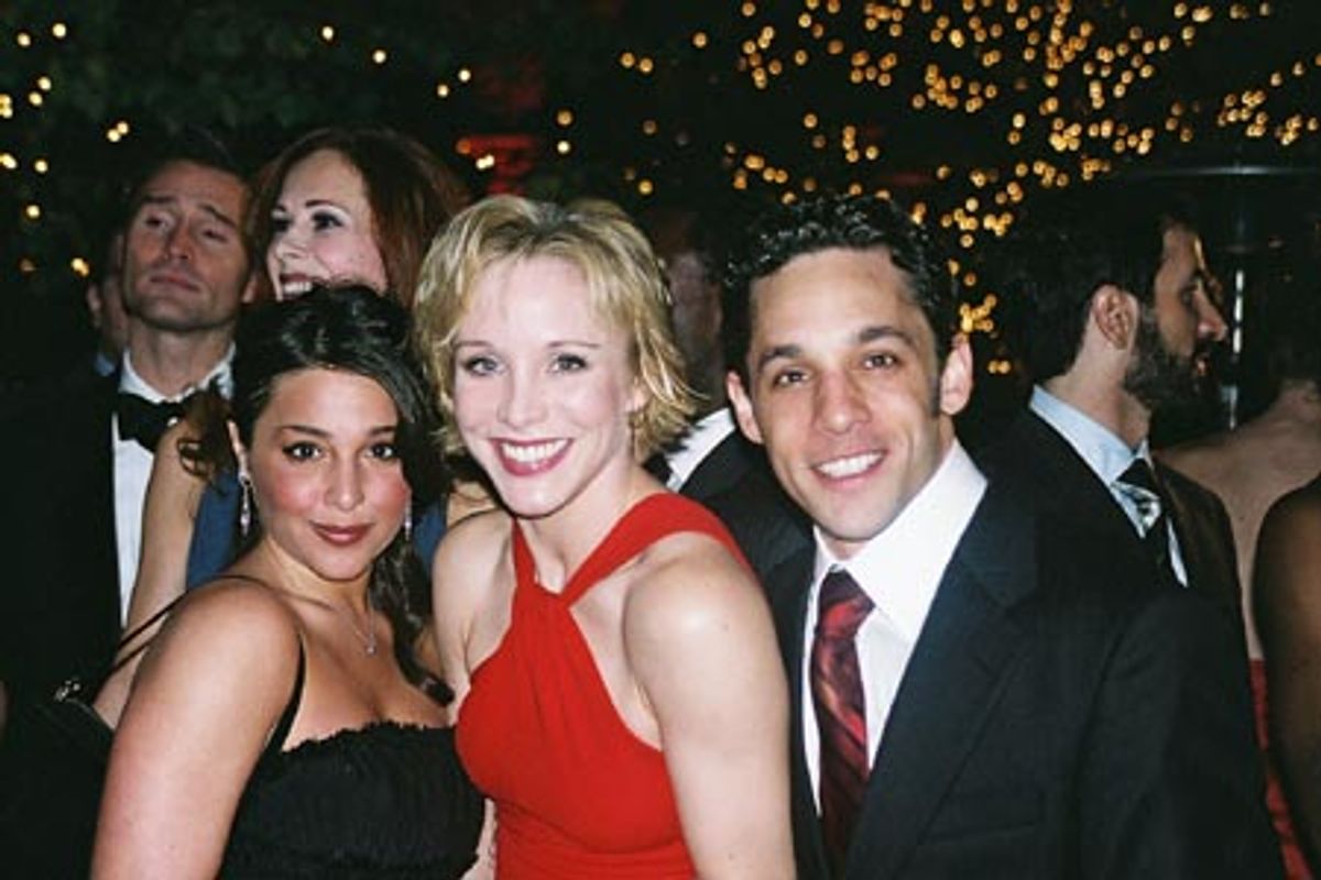 Alisan Porter (Bebe), Charlotte D'Amboise, and Jeffrey Schecter (Mike) at 