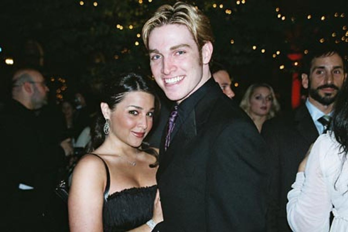 Alisan Porter and Tyler Hanes (Larry) at 