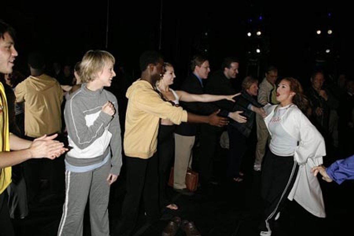 Lorin Latarro and company members at 