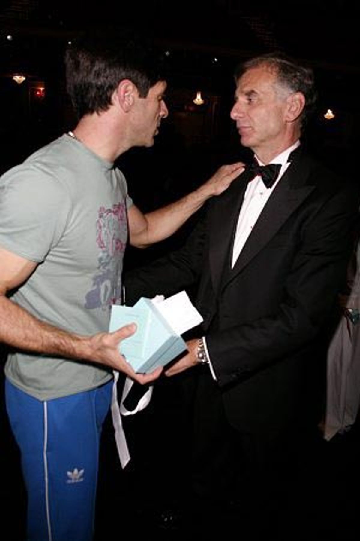 Michael Berresse and producer John Breglio at 