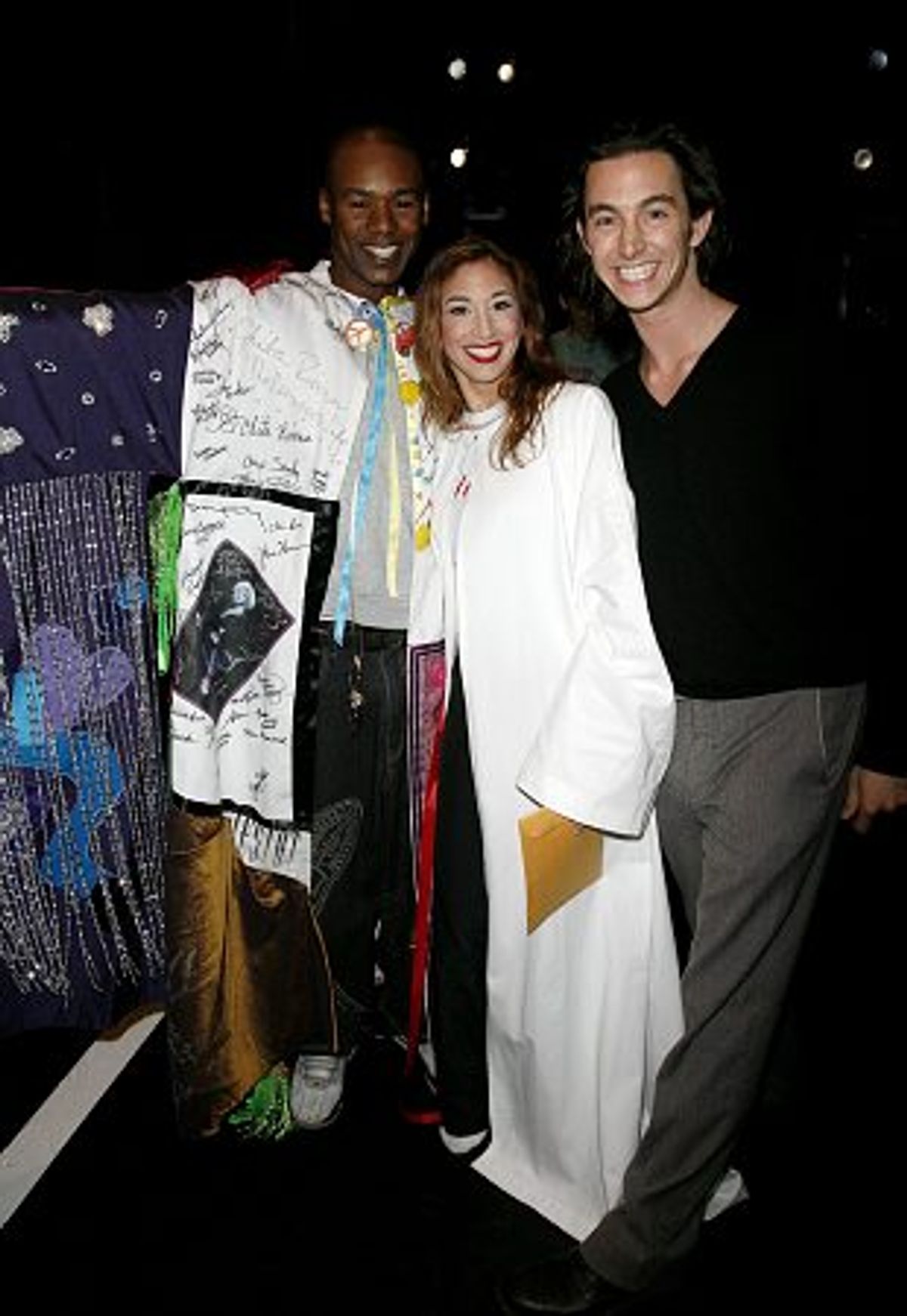 
Ramon Flowers (Gypsy Robe Winner for Hot Feet), Lorin Latarro and Andy Pellick at 
