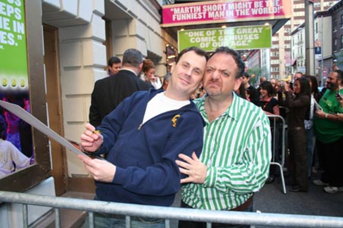 Brooks Ashmanskas and Marc Shaiman at 
