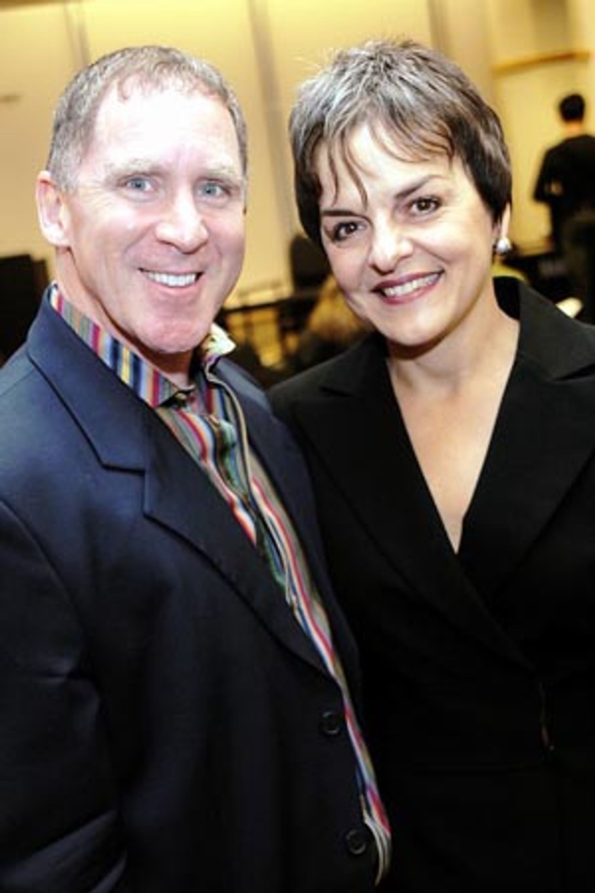 Justin Ross and Priscilla Lopez at 