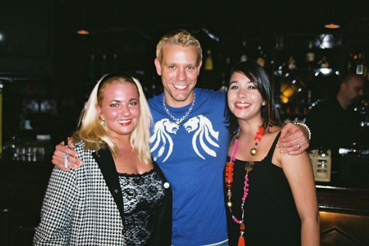Liz Funk, Adam Pascal and Jeryd Hernandez at Adam Pascal in Concert