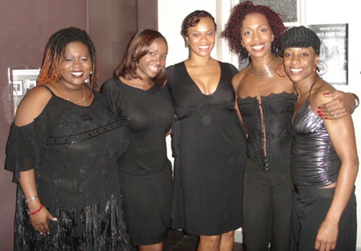 Kemba Shannon, Maia Wilson, Jackie Arnold, Francesca Harper and Saycon Sengbloh at 