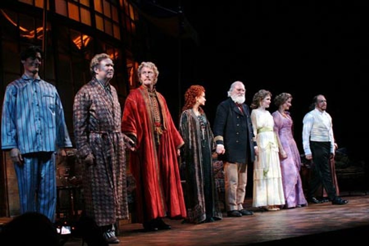 Gareth Saxe, John Christopher Jones, Byron Jennings, Swoosie Kurtz, Philip Bosco, Lily Rabe, Laila Robins, Bill Camp, and Jenny Sterlin at 