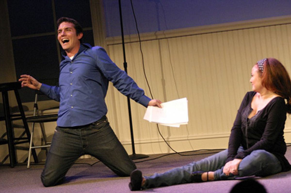 Zach Shaffer and Sharon Michaels at 