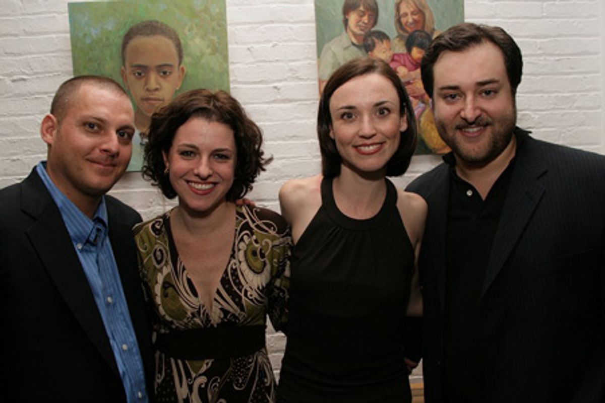 Peter Smith, Julia Haubner Smith, Katie Dietz, and Michael Barra at 