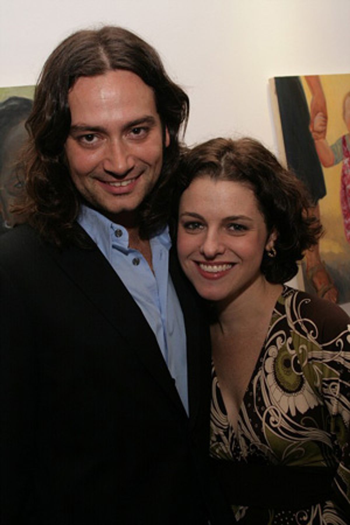 Constantine Maroulis and Julia Haubner Smith at 