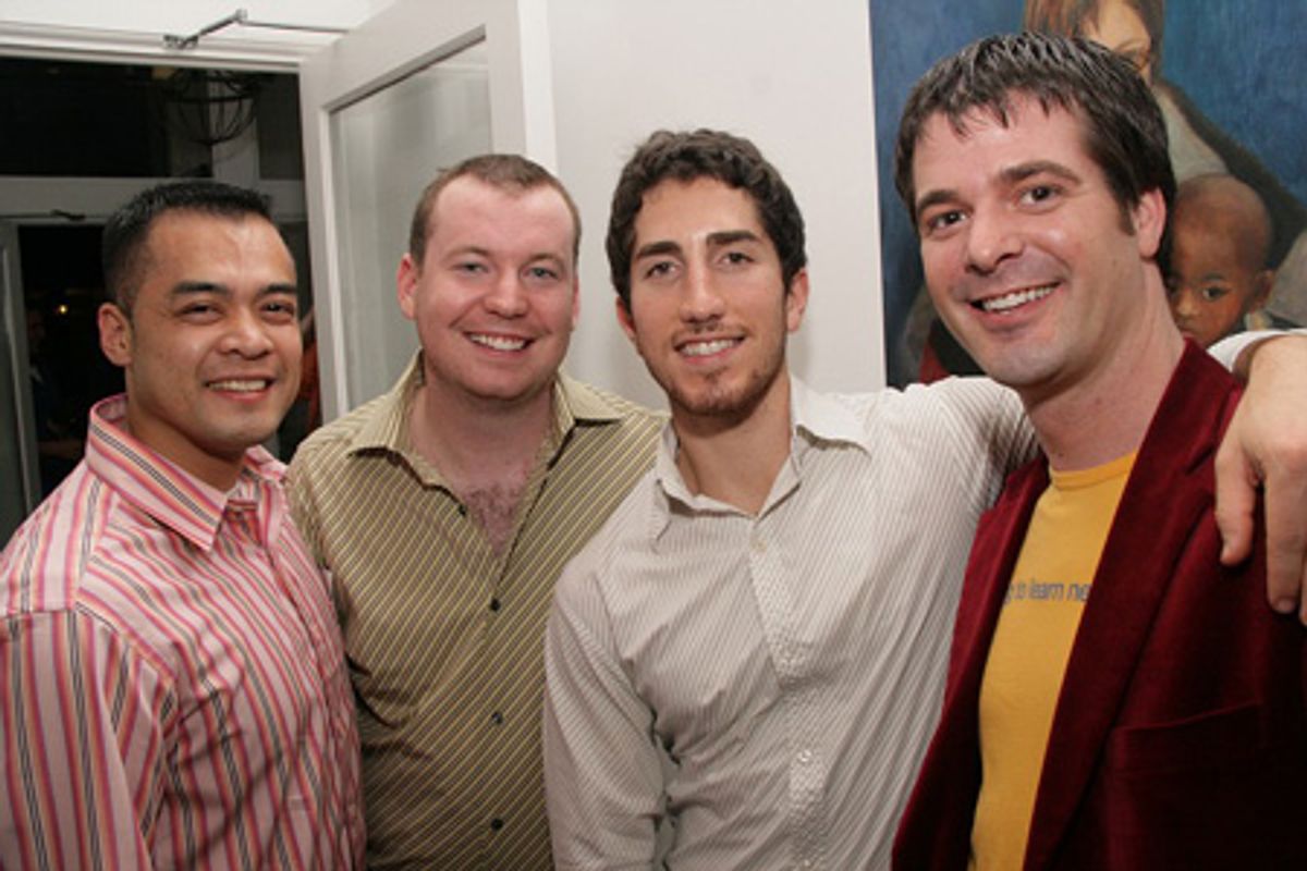Dave Clemente, Shane Marshall Brown, Frank Boccia and Jason Drew at 