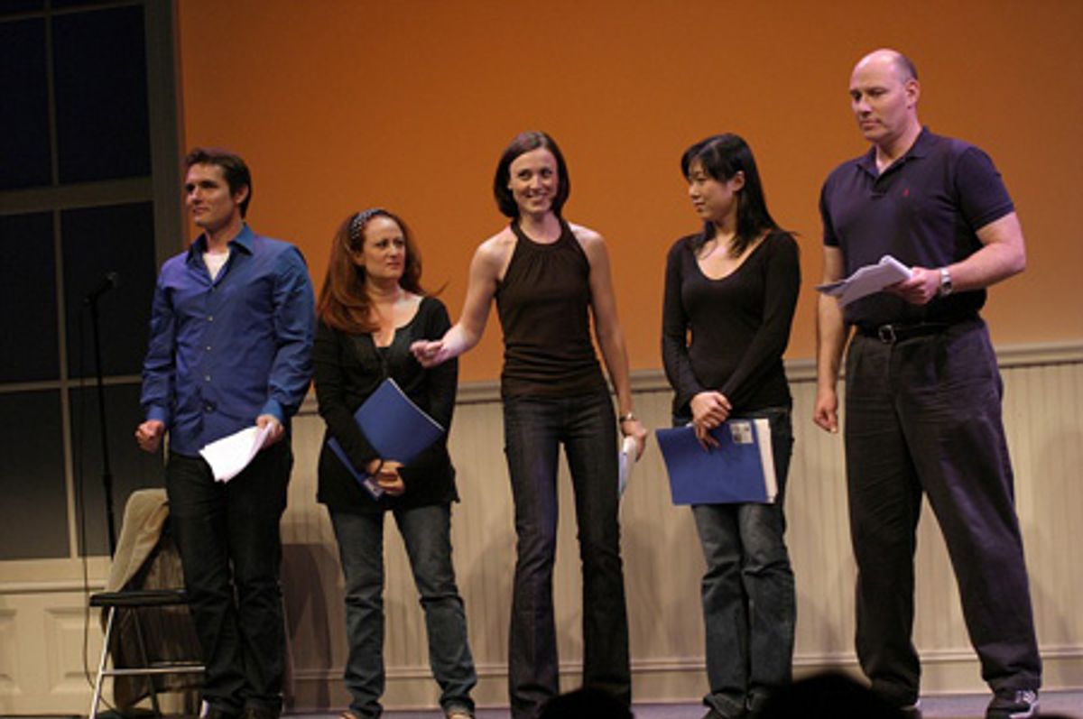 Zach Shaffer, Sharon Michaels, Katie Dietz, Angela Lin and Arnie Mazer at 