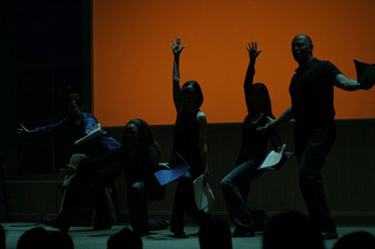 Zach Shaffer, Sharon Michaels, Katie Dietz, Angela Lin and Arnie Mazer at 